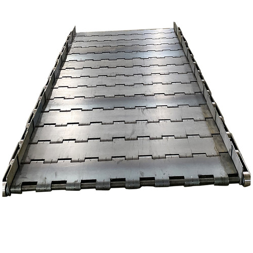 不锈钢链板输送带面点烘焙输送链板耐高温304不锈钢板式链传送u.