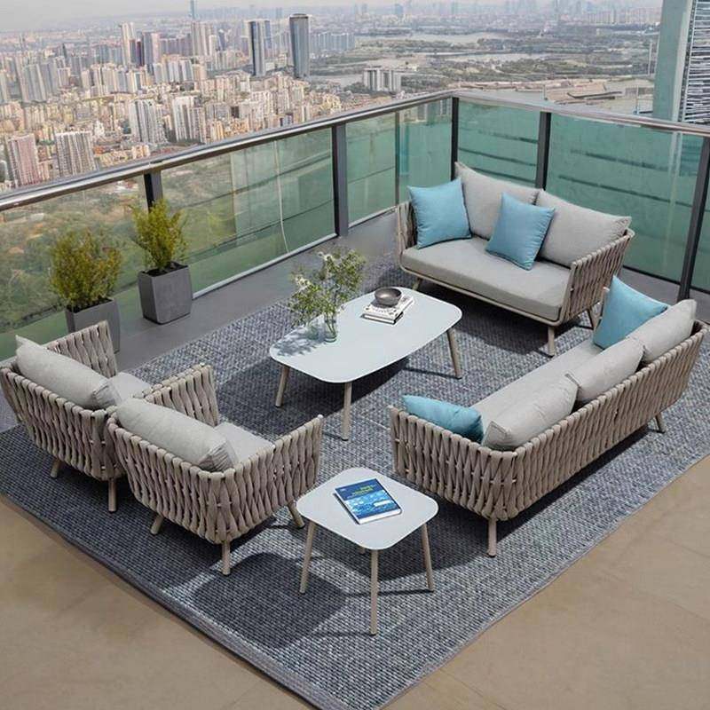 简约户外休闲沙发庭院室外阳台藤编桌椅组合酒店露台防水防晒沙发,住宅家具,户外沙发,淘宝优惠券,粉丝福利购,淘宝优惠卷