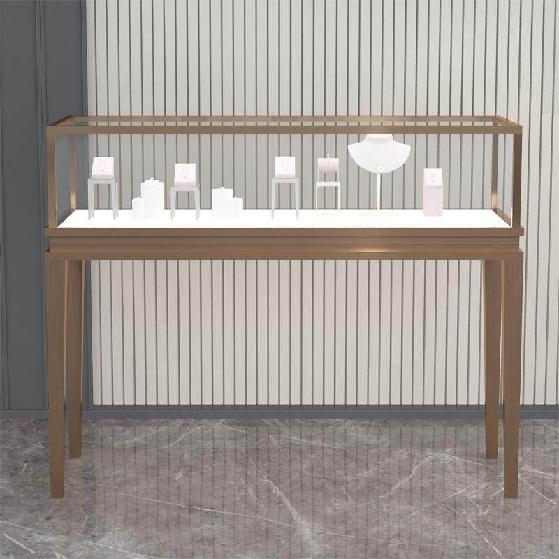 珠宝银饰黄金玉石奢侈品展示柜台古董眼镜工艺品博物馆不锈钢展柜