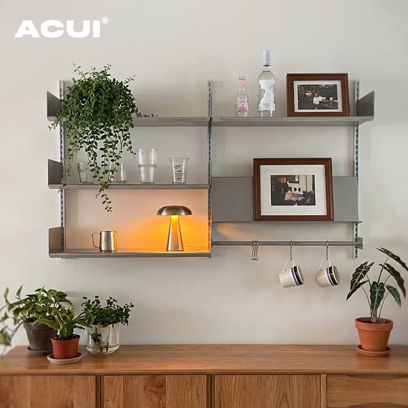 阿崔造屋 餐边柜置物架不锈钢上墙模块化组合收纳架可定制,住宅家具,搁板/置物架/家用陈列架,淘宝优惠券,粉丝福利购,淘宝优惠卷