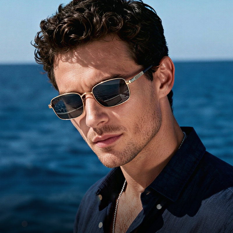 复古方框近视墨镜带度数男士开车专用钢化玻璃镜片太阳镜防紫外线,ZIPPO/瑞士军刀/眼镜,太阳眼镜,淘宝优惠券,粉丝福利购,淘宝优惠卷