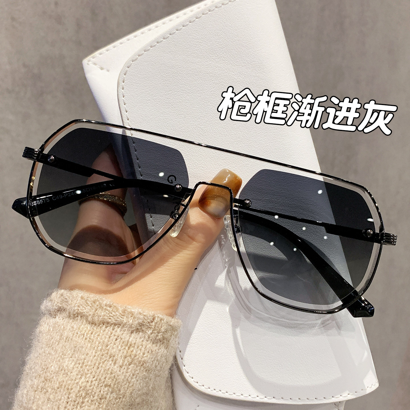 2026新款设计师款偏光太阳眼镜男潮痞帅飞行员式墨镜男款开车专用