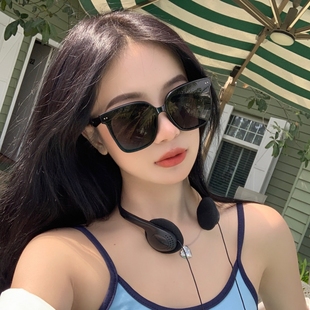 gm墨镜女高级感防晒眼镜男士开车专用偏光太阳镜防紫外线大脸显瘦