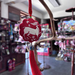 寿州香草植物非遗香囊 净化空气车挂 一鹿平安香包香囊