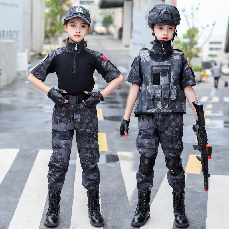儿童迷彩服男童特种兵蛙服