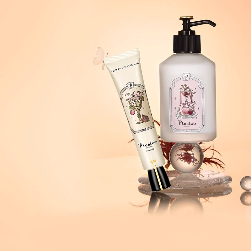 【双12现货】Plustwo普拉斯兔身体乳护手霜护理套装保湿滋润