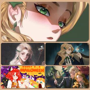 哈利波特魔法觉醒鼠标垫子游戏周边丹尼尔马尔福赫敏艾薇卡珊德拉