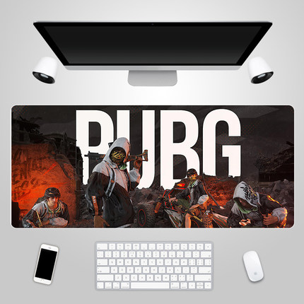 游戏PUBG鼠标垫吃鸡绝地求生超大号电竞专用电脑男防水加厚书桌垫