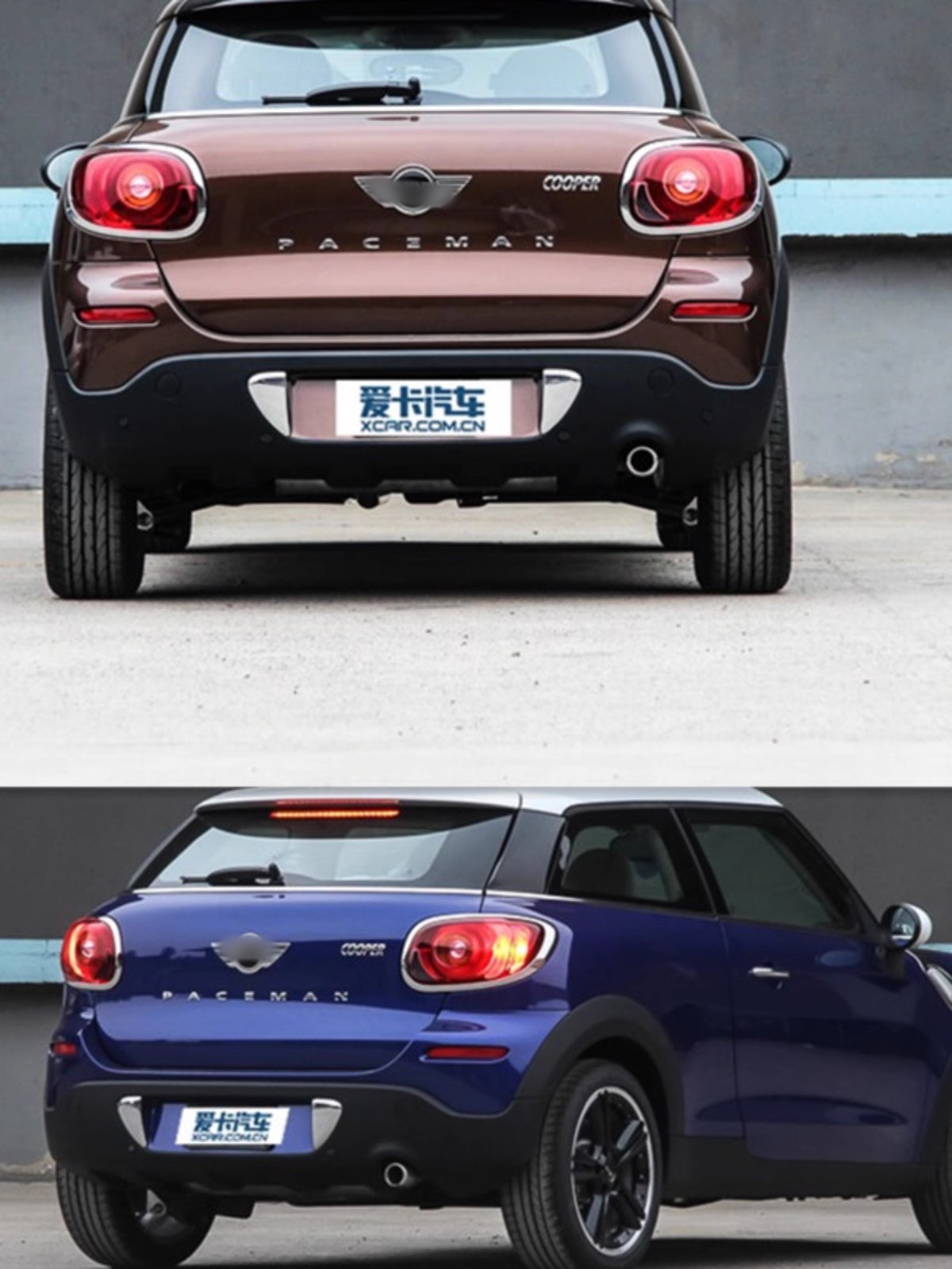 mini车贴细节无毛刺自带胶改装