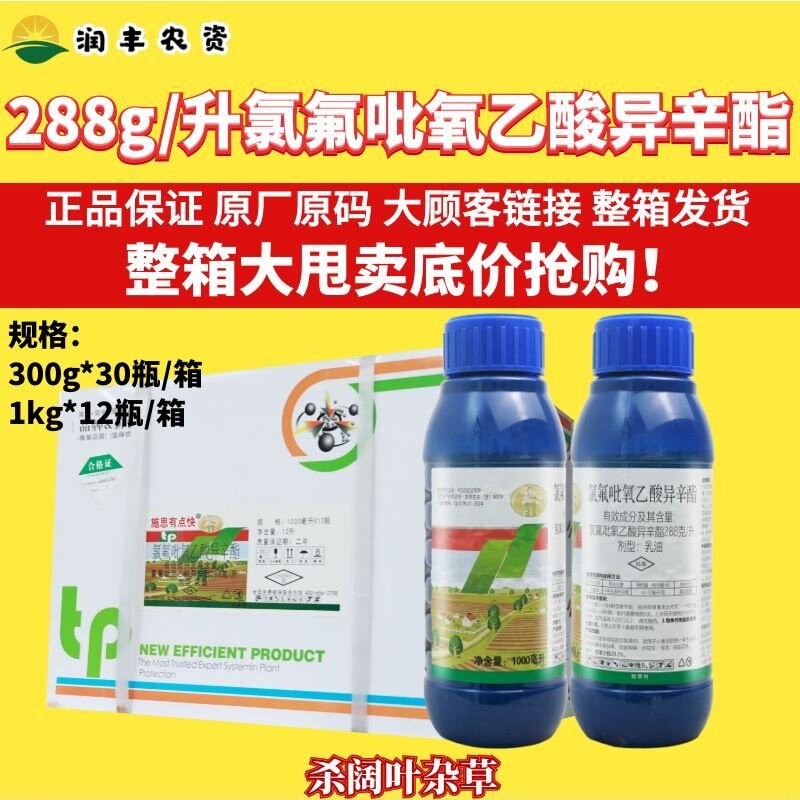天保 288g/L氯氟吡氧乙酸异辛酯乳油反马齿苋杀阔叶杂草除草剂