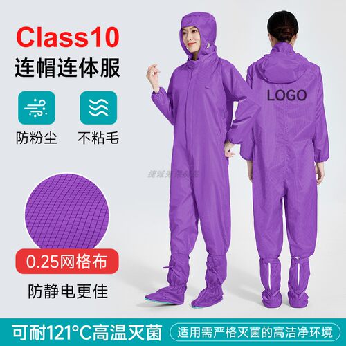 0.25小网格十级防尘工作服