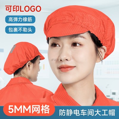 0.5网格防护静电大工帽