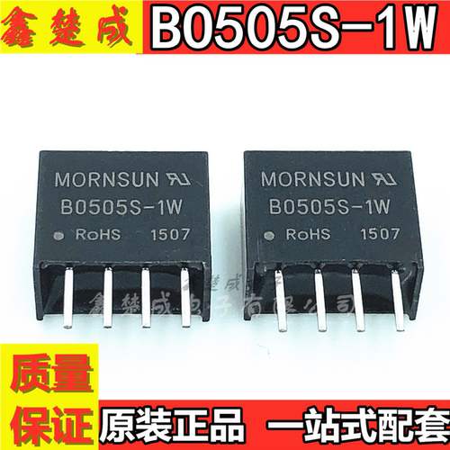 全新原装 B0505S-1W DC-DC电源模块 5V转5V BO505S-1W SIP-4
