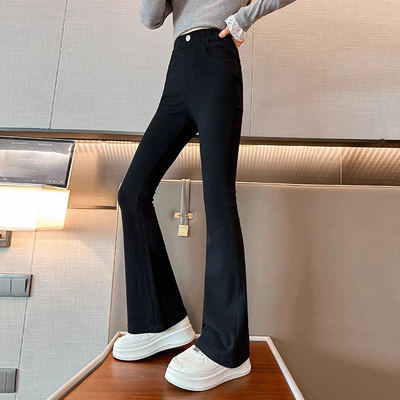 女童喇叭裤2026春秋新款弹力长裤