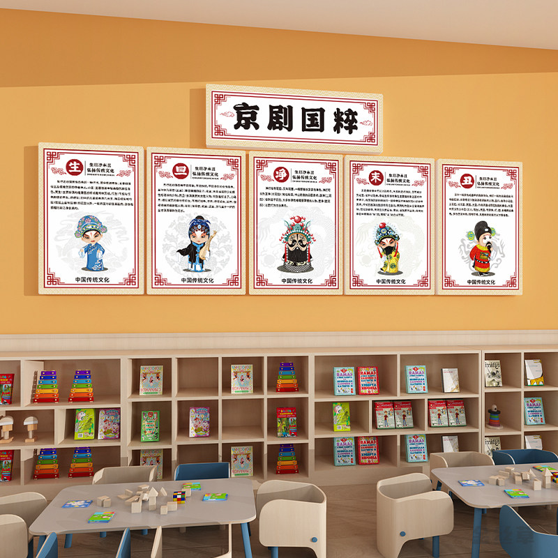 幼儿园雪弗板环创装饰墙贴