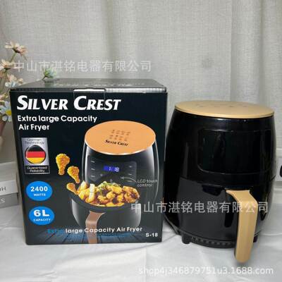 6L Air fryer 多功能智能触屏空气炸锅 大容量电炸锅烤箱薯条机