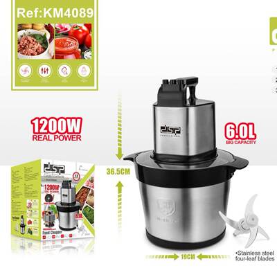 DSP4089家用辅食绞肉机蔬菜料理棒碎肉机粉碎机6LFoodchopper