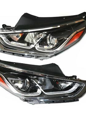 适用于现代18-19款Sonata美规大灯 索纳塔原车成卤素半总成前照灯