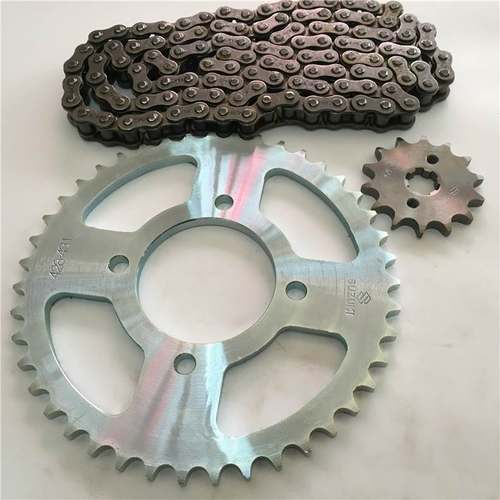 摩托车配件 轻骑 骏驰GT125 Q25-5大小链轮/链条/套链43-14