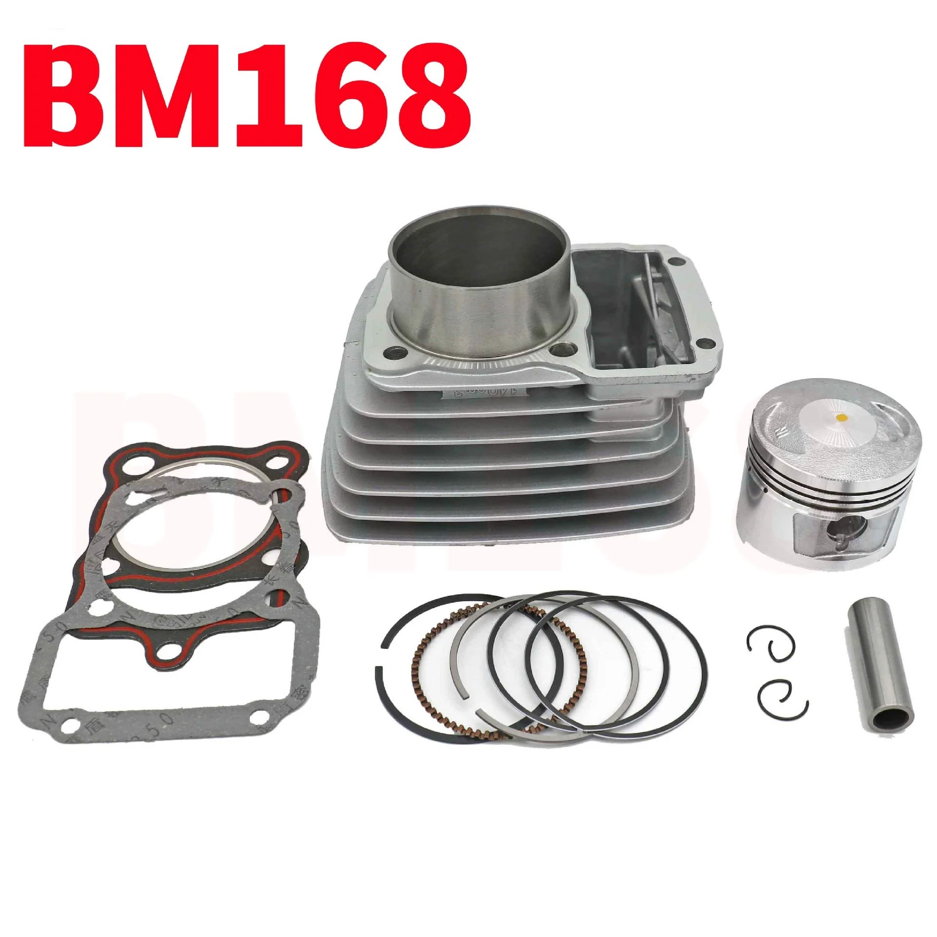 摩托车发动机机头气缸配件套缸总成适用于 CG150汽缸总成活塞环套