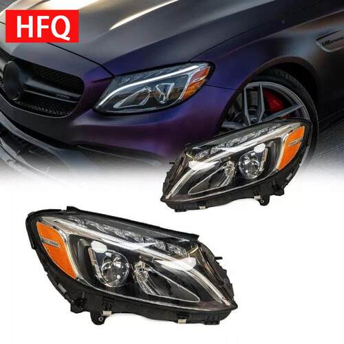 适用于奔驰梅赛德斯C级C300W205LED2015美版汽车大灯头灯
