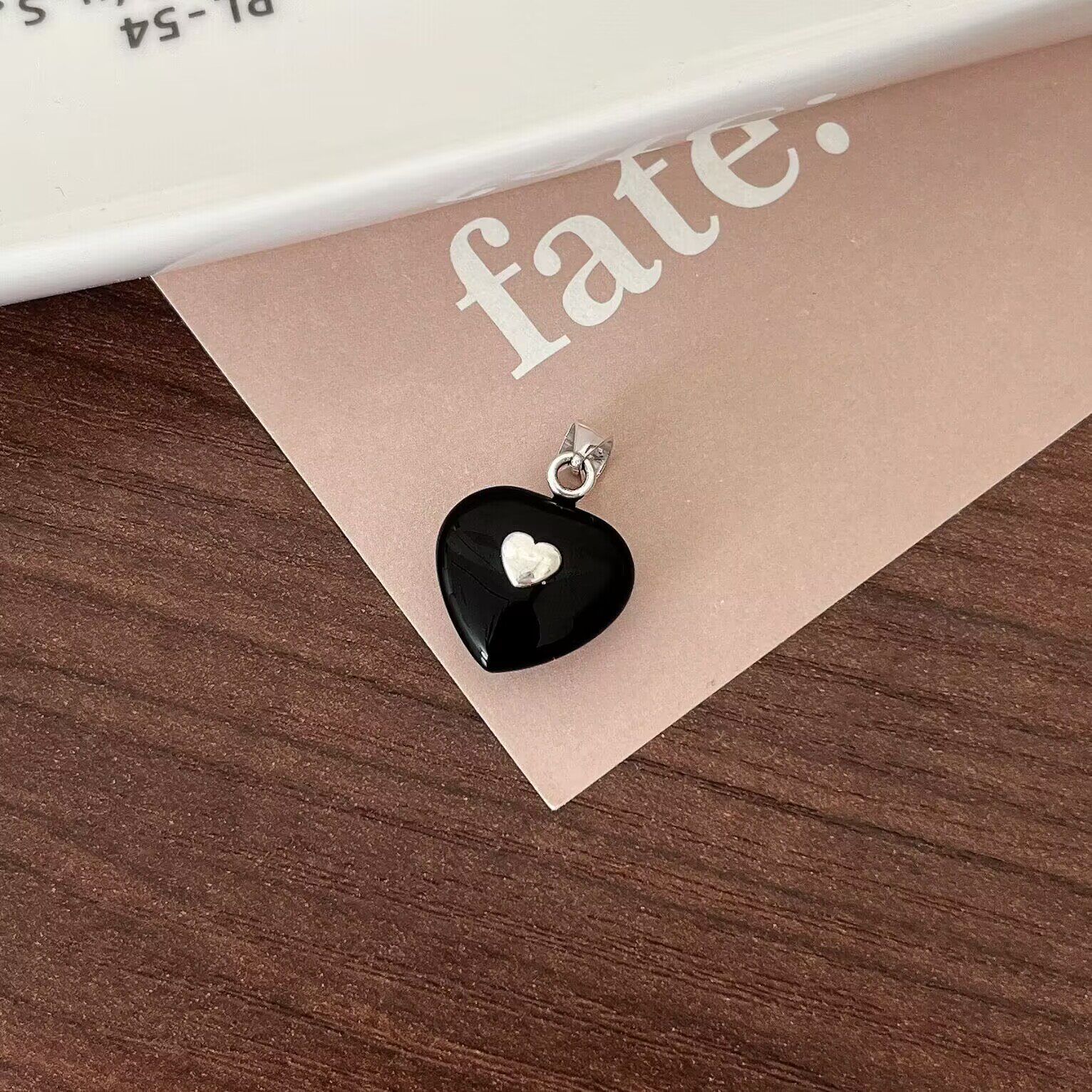 s925纯银锆石爱心项链女小众轻奢设计感百搭夏季新款锁骨链