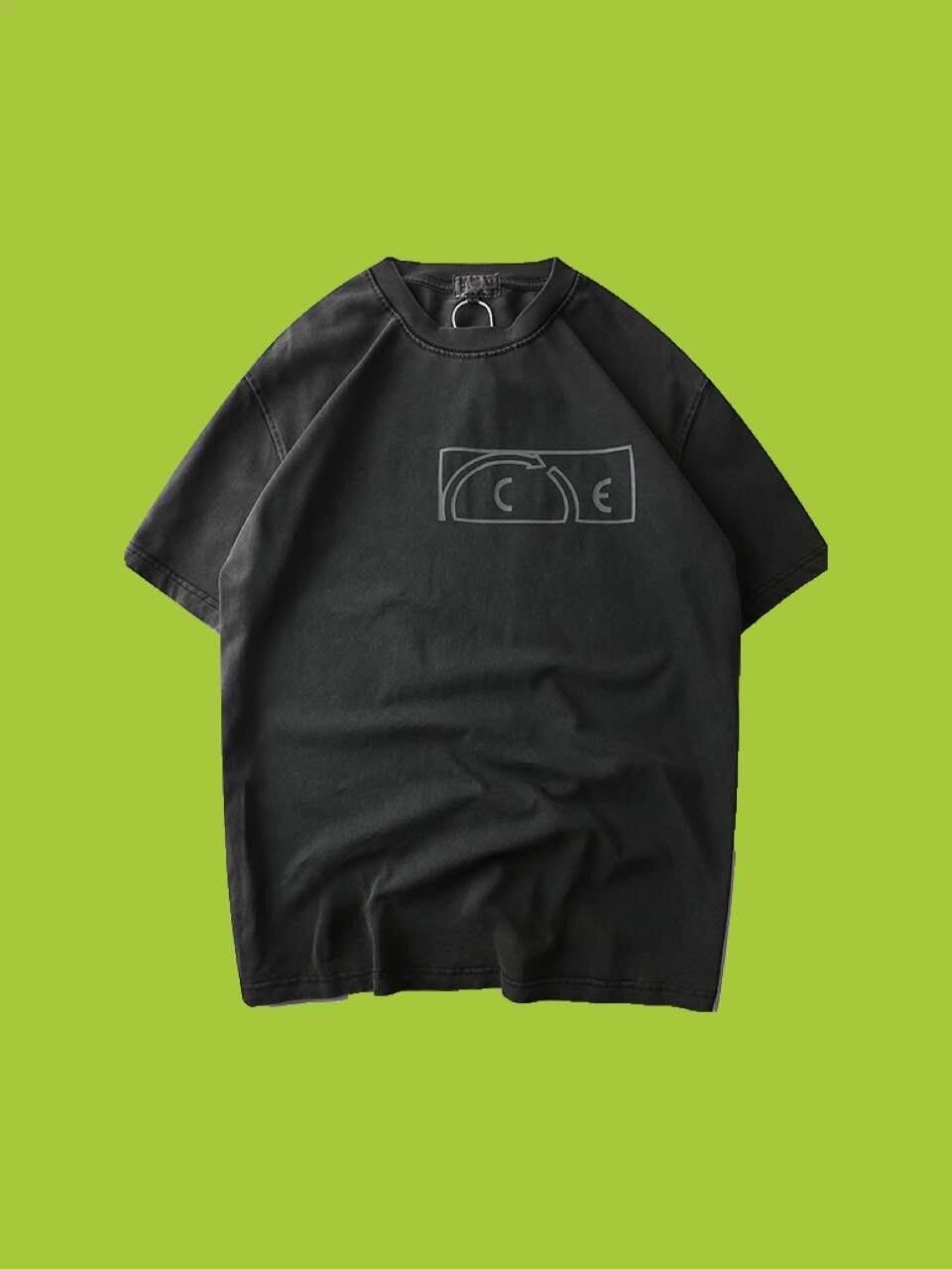 cavempt c.e 19ss 日系 日潮 3m反光水洗做旧 青山限定 ce短袖t恤