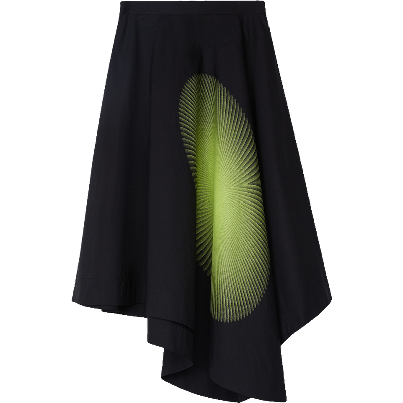 素然3ge3 project 春季女士Dunja印花撞色半身裙