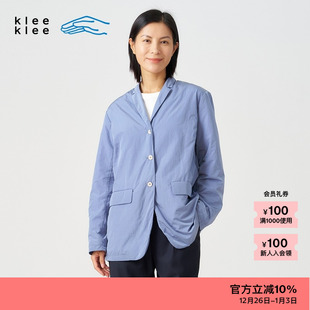 西装 素然klee 女士休闲气质光泽感回收薄尼龙休闲化正装 秋季 klee