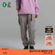 都市户外梭织拼接抓绒直筒裤 素然AnKoRau 安高若秋季