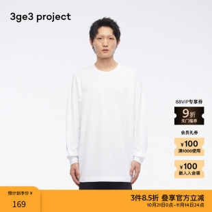 内搭可外穿长袖 男女同款 T恤 project秋季 素然3ge3