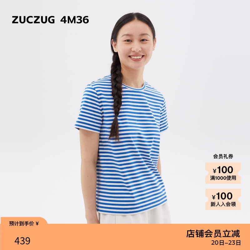 ZUCZUG4M36针织布合体短袖T恤