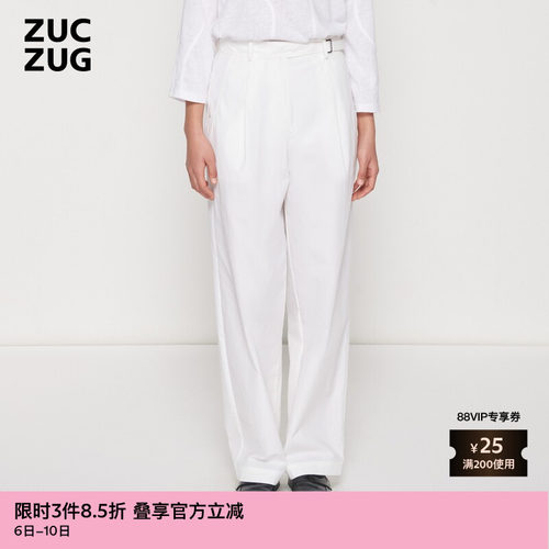 休闲ZUCZUG素然直筒裤