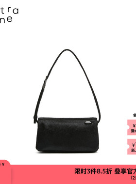 素然extra one牛毛扁平单肩包女包手拎包肩带可调节