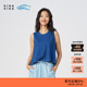 新品 素然klee klee 夏季 女士环保棉靛蓝染针织布圆领背心