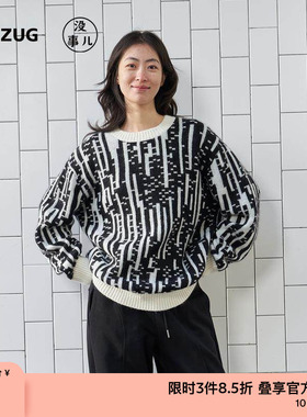 素然3ge3 project男女同款休闲柔软舒适艺术家套头衫