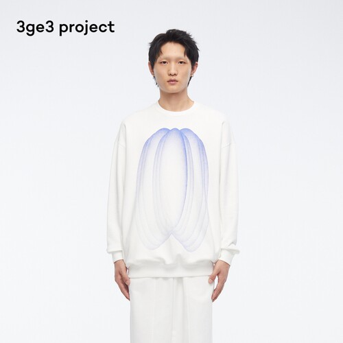 3ge3project男女款宽松圆领卫衣