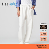 素然klee 女士环保棉圈圈针织直筒休闲裤 klee 秋季