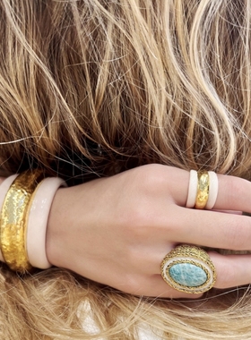 法国小众Aureli绿松石戒指