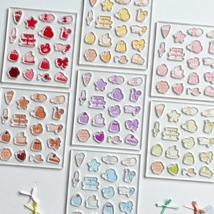 倩子酱GOODS 蛋糕礼盒粒粒谷美亚克力摇摇乐卡框装饰摆台谷子收纳