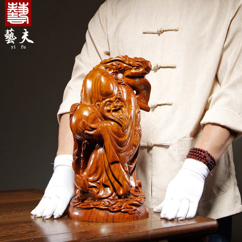 木雕摆件家居客厅生日祝寿礼品