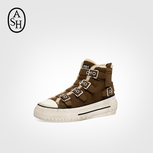 ASH女鞋2025秋季欣款RAINBOW FUR舒适高帮时尚休闲鞋AP340L40046