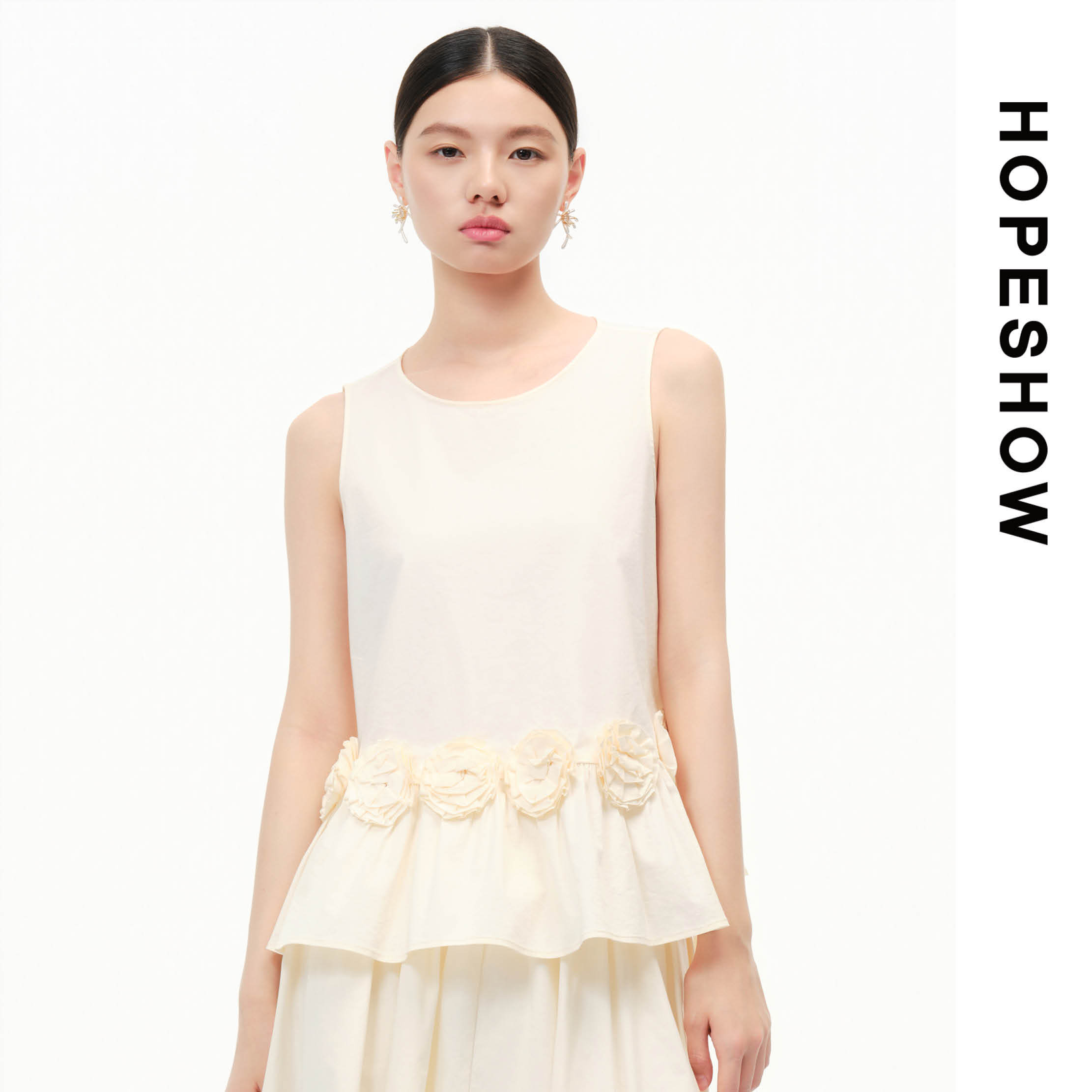HOPESHOW红袖上衣