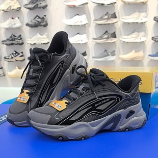 SKECHERS/斯凯奇男士5代熊猫鞋休闲时尚绑带运动鞋232427-BBK