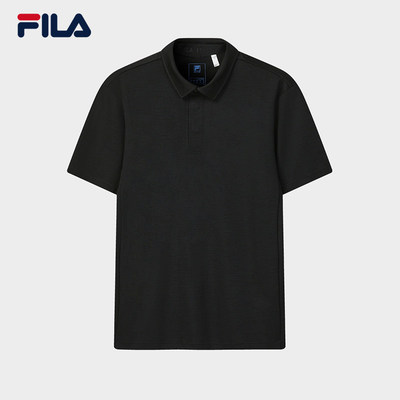FILA 斐乐官方男子针织短袖POLO衫2026夏通勤舒适上衣F11M622112F