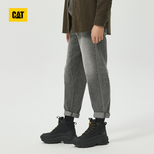 CAT卡特男士休闲易搭水洗直筒收脚版型牛仔裤CN3JEU33131