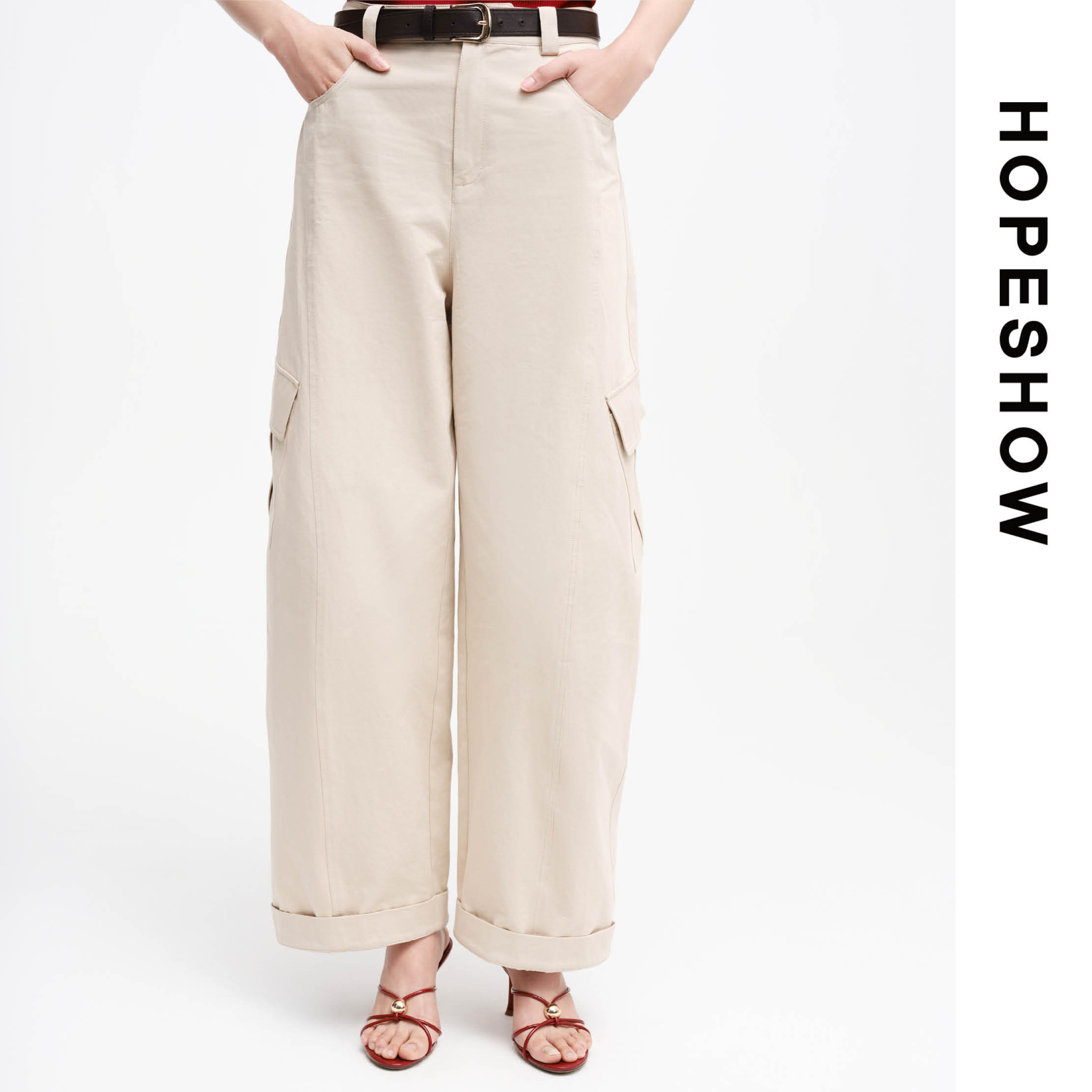 HOPESHOW红袖裤子89126131206