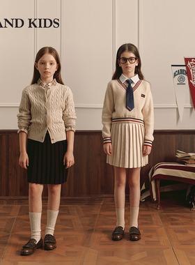 eland kids童装女童百褶短裙EKWKE4T27K