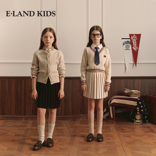 eland kids童装女童百褶短裙EKWKE4T27K