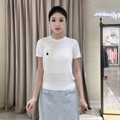 Teenie Weenie女士舒适休闲套头毛衣TTKW2624CBE